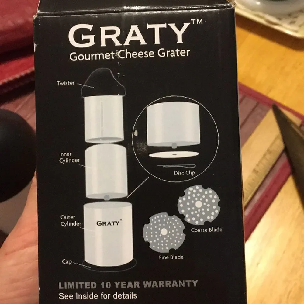Graty Gourmet Cheese Grater ASOTV